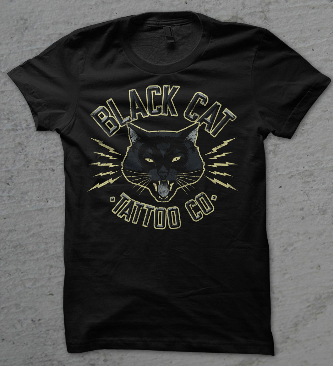 Black Cat Lightning Logo